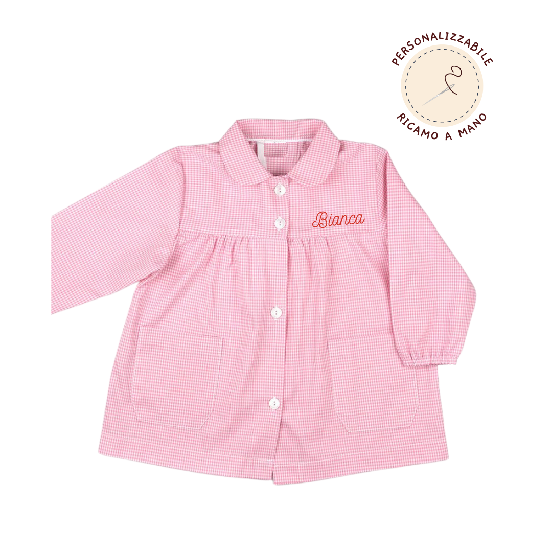 Grembiule asilo - rosa - Piccino