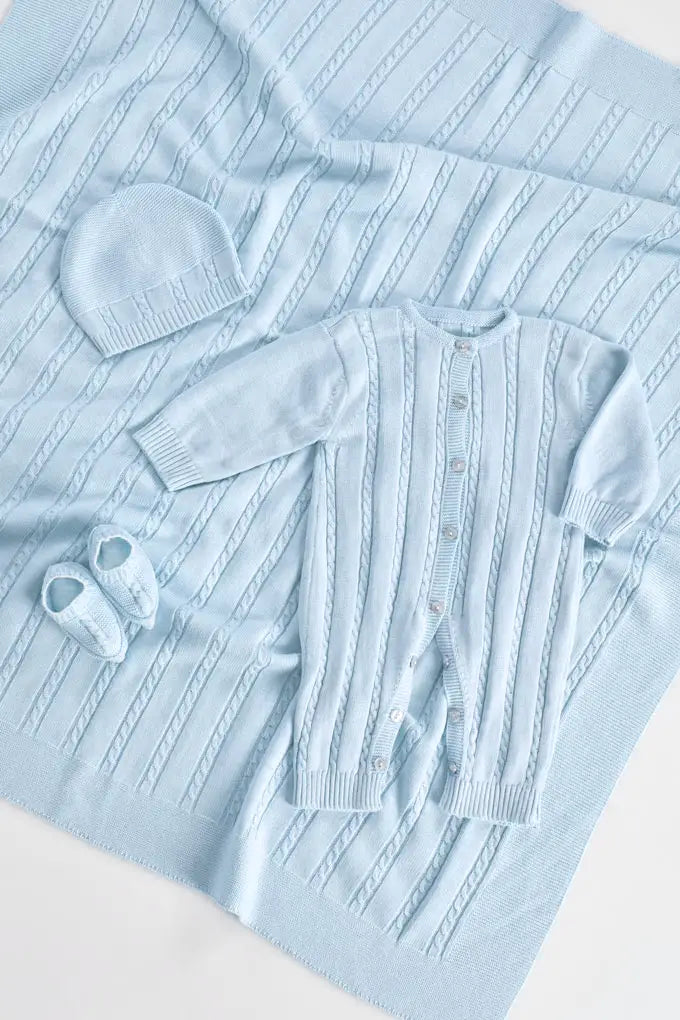 Set nascita azzurro