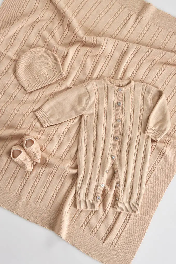 Set nascita beige