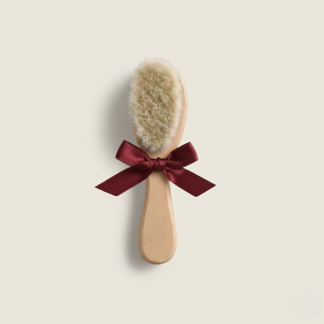 Spazzola fiocco bordeaux