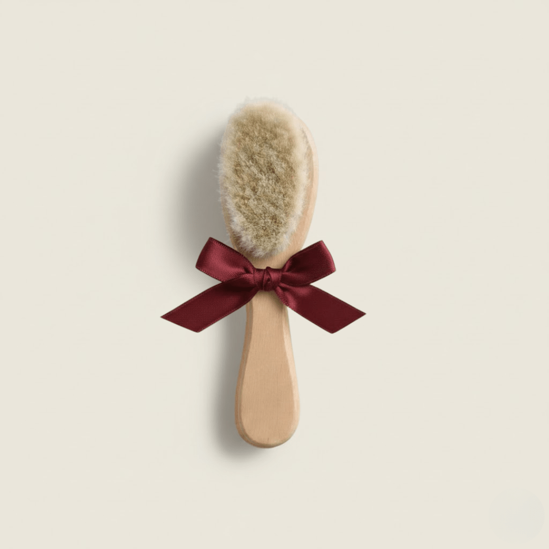 Spazzola fiocco bordeaux - Piccino store