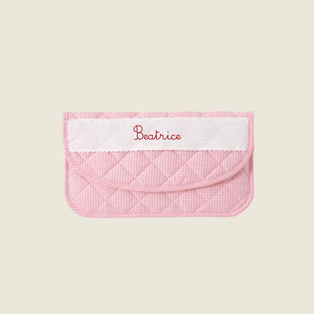 Busta portatovagliolo rosa