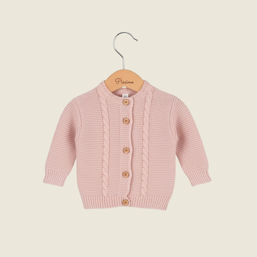Cardigan rosa baby