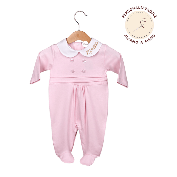 Pagliaccetto con colletto in cotone - Piccino store