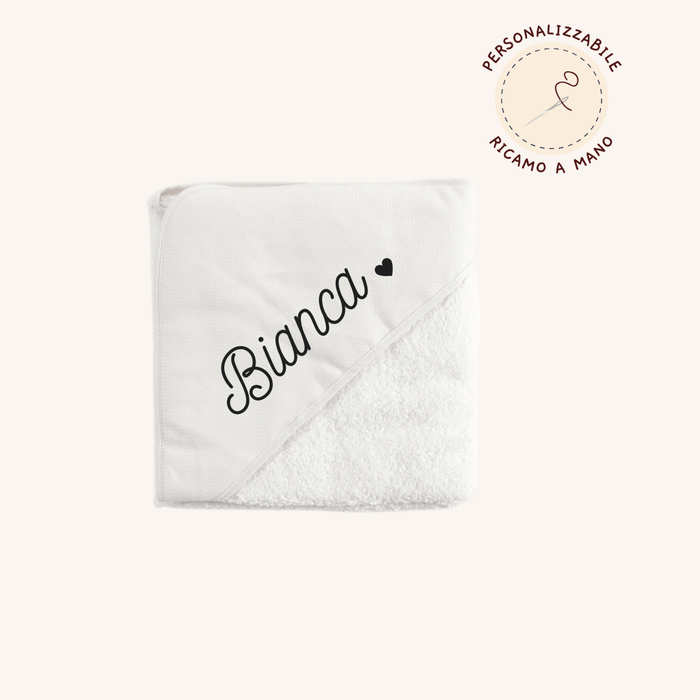 Asciugabimbo bagnetto personalizzabile - Piccino store