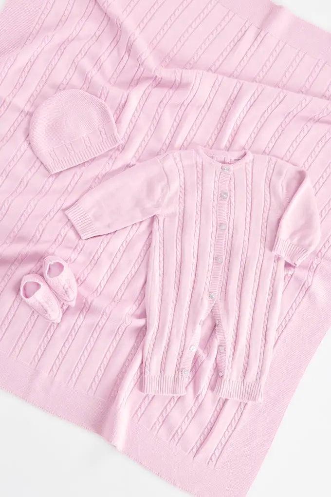Set nascita rosa