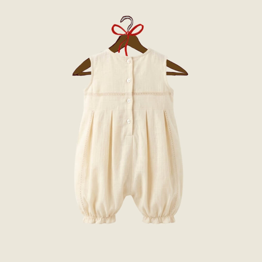 Pagliaccetto unisex in lino