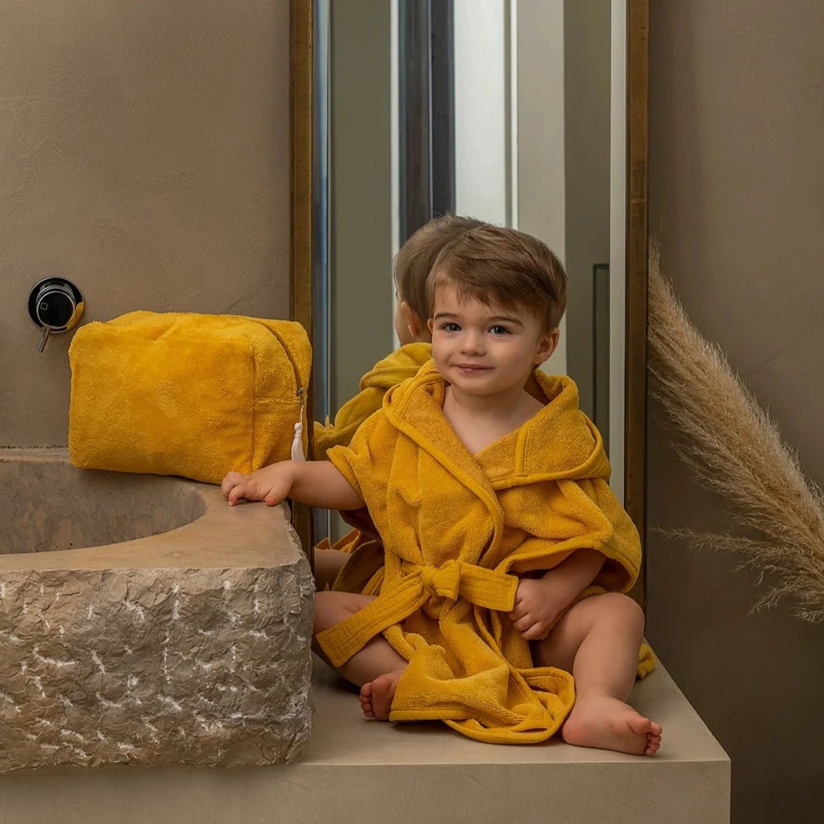 Beauty Case in Spugna Neonato Ricamato a Mano - Piccino store