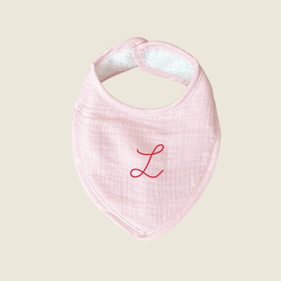 Bavaglino bandana rosa baby - Piccino store