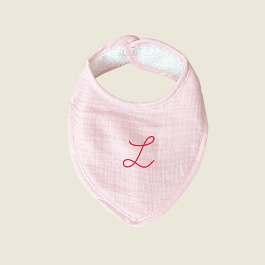 Bavaglino bandana rosa baby - Piccino store