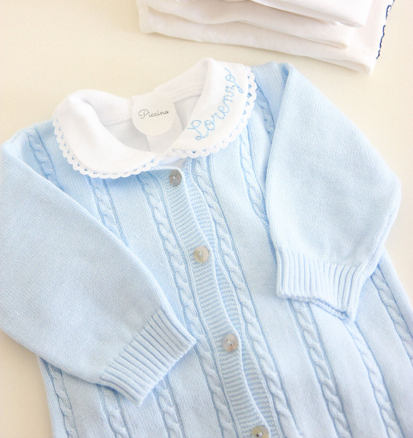 Set nascita azzurro