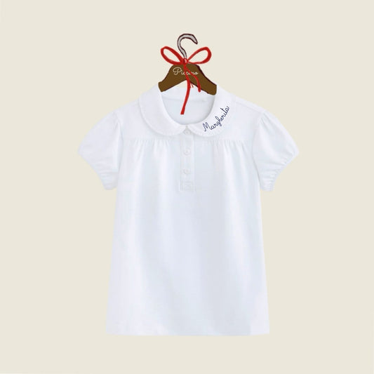 Polo bambina in cotone - Piccino store