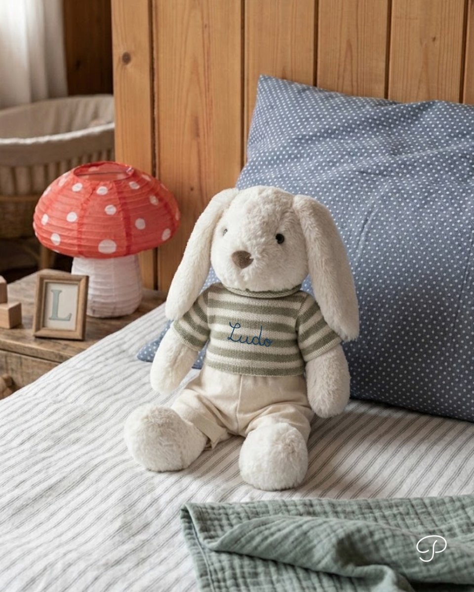 Coniglietto Ludo Peluche personalizzabile - Piccino store