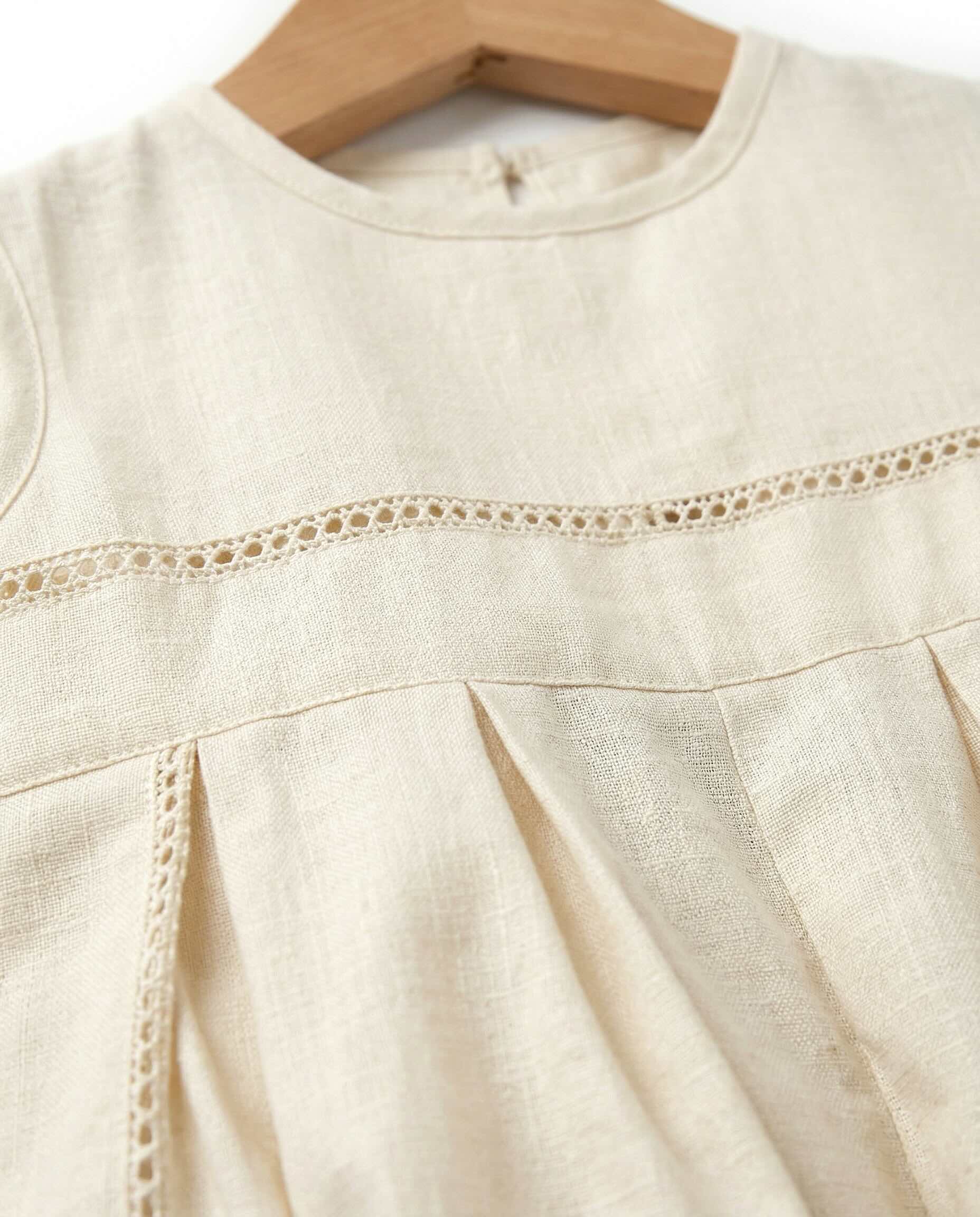 Pagliaccetto unisex in lino