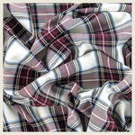 Tartan bordeaux