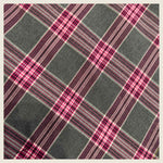Tartan grigio-fucsia