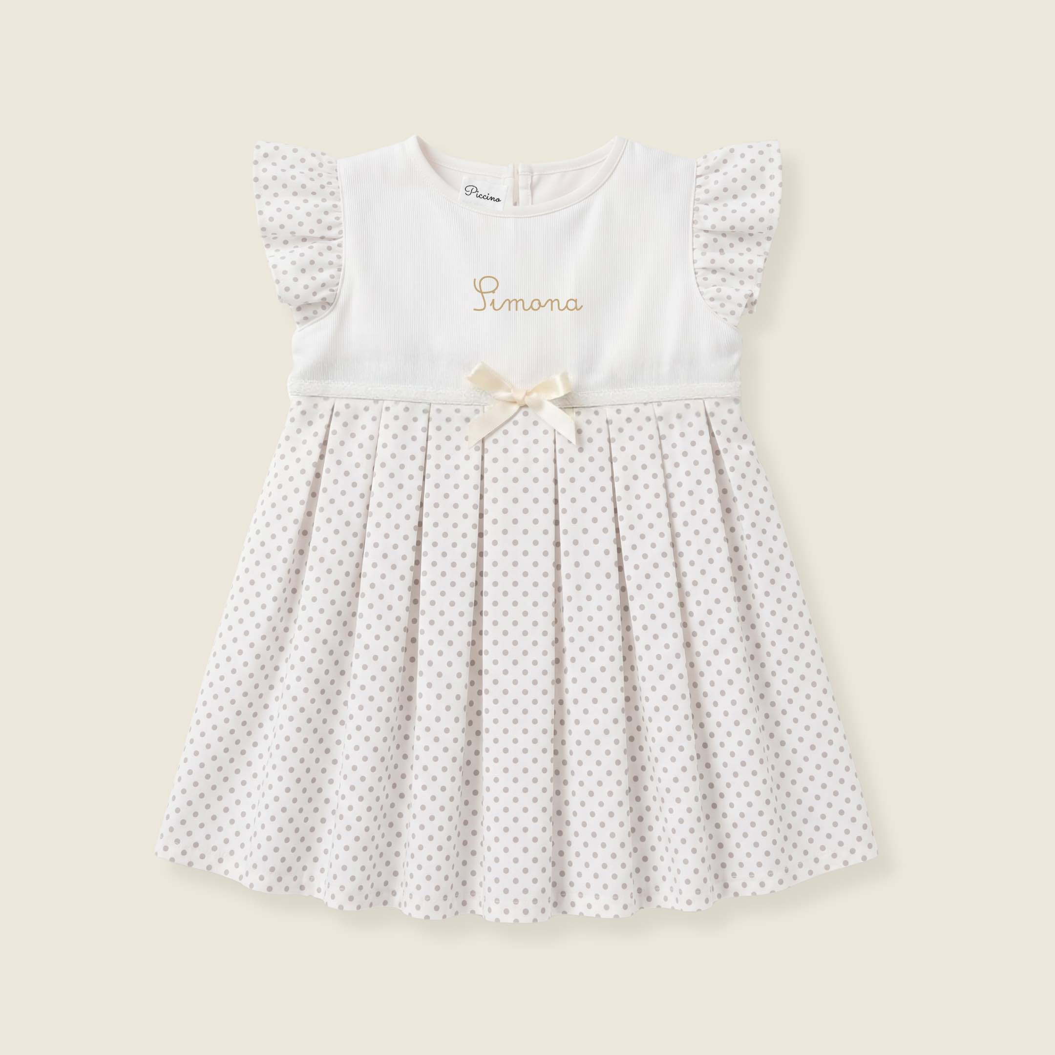Cotone pois beige