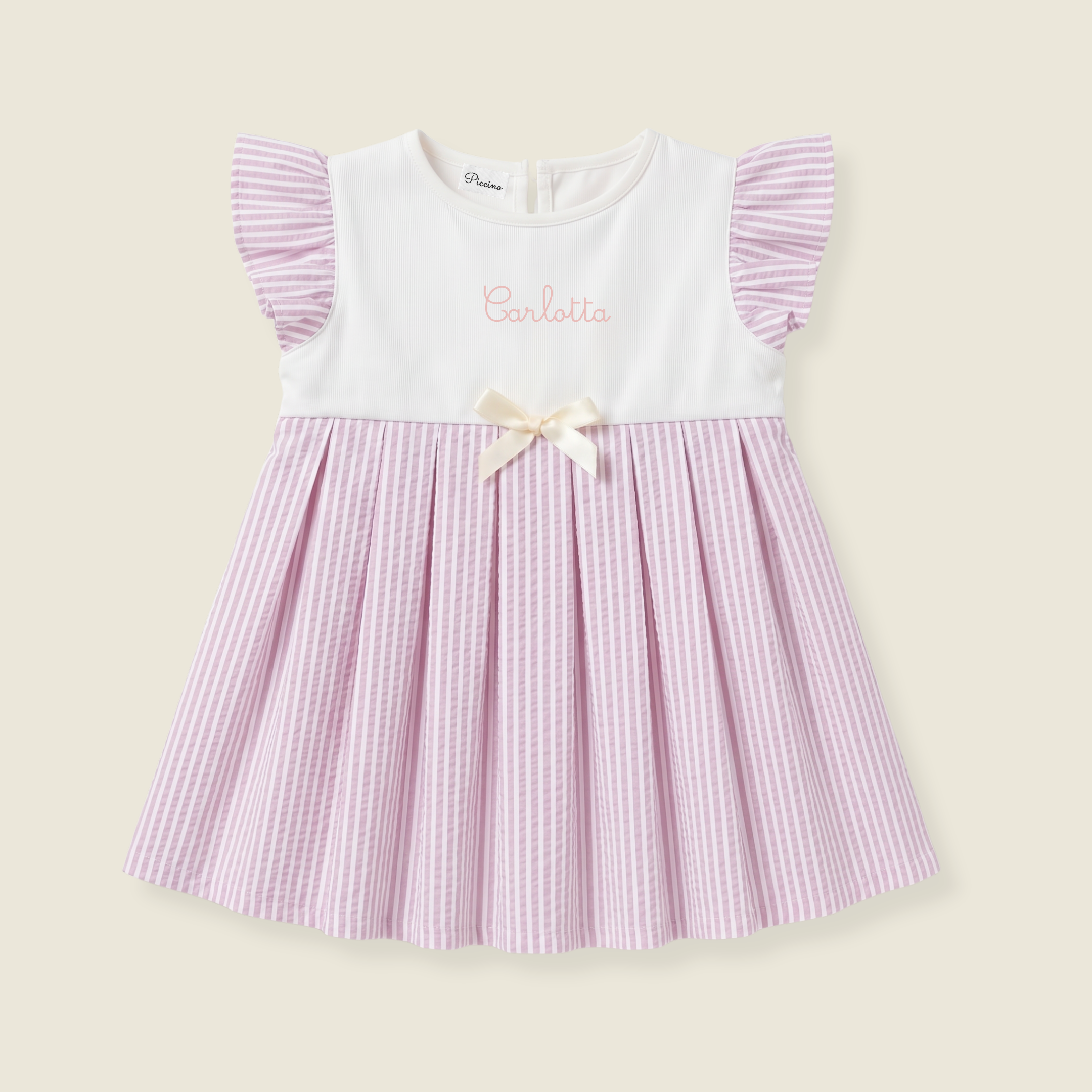 Cotone righe rosa