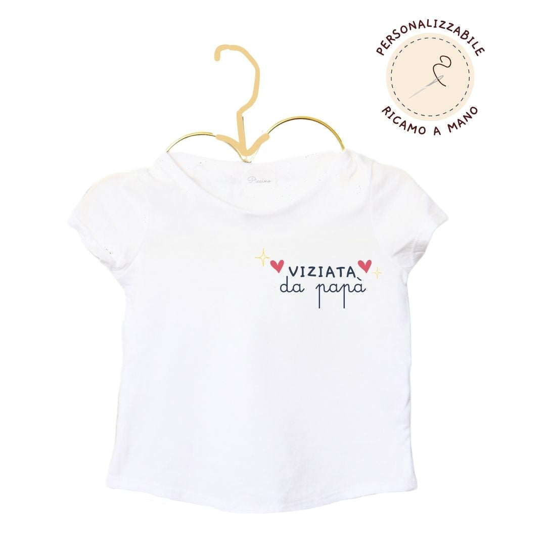 T-shirt viziata da papà