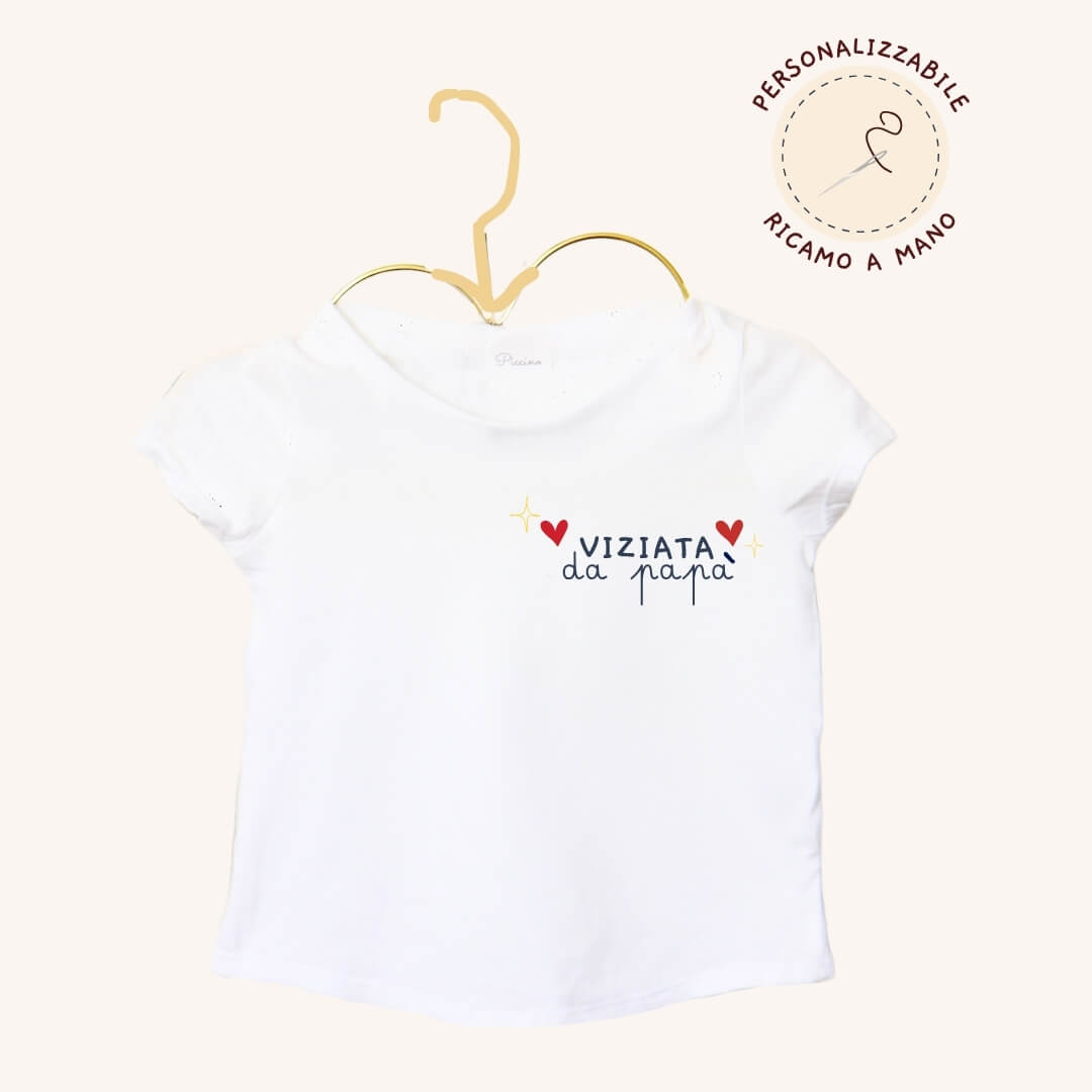 T-shirt viziata da papà - Piccino store