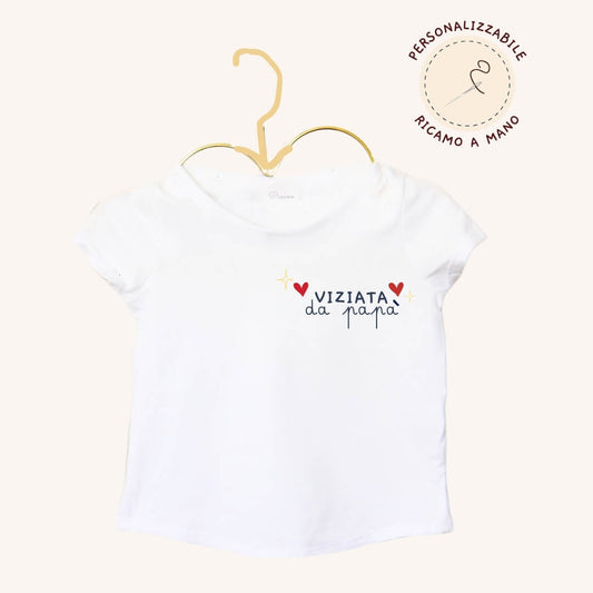 T-shirt viziata da papà - Piccino store