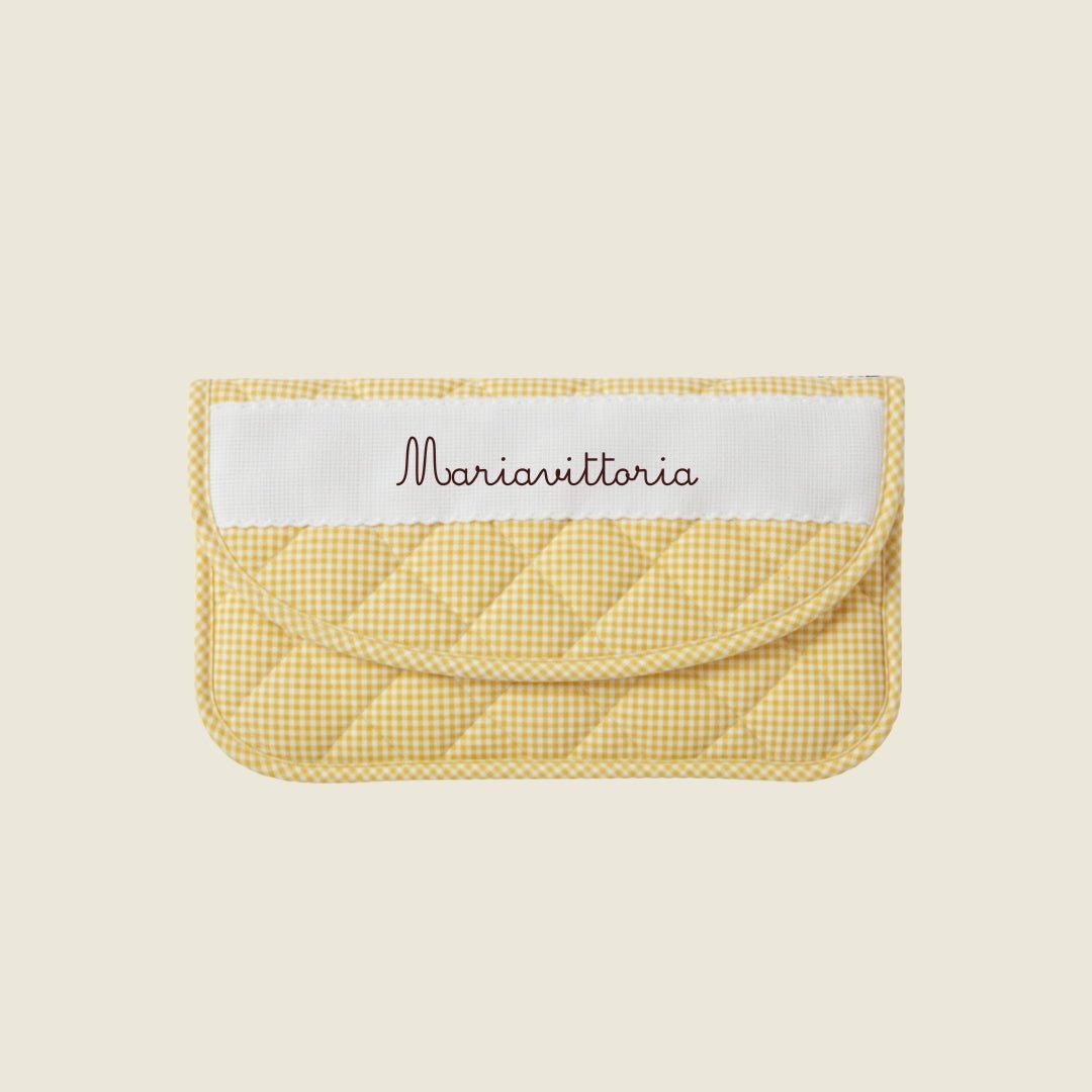 Busta portatovagliolo giallo - Piccino store