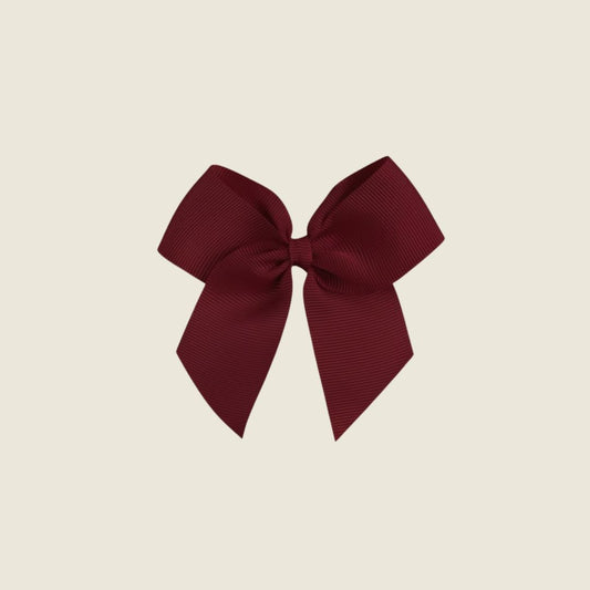 Fermaglio capelli con fiocco grosgrain xmas - Piccino store