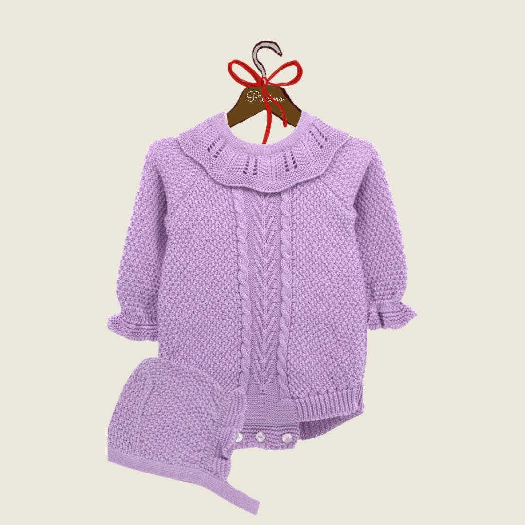 Completo Bibi lilla - Piccino store