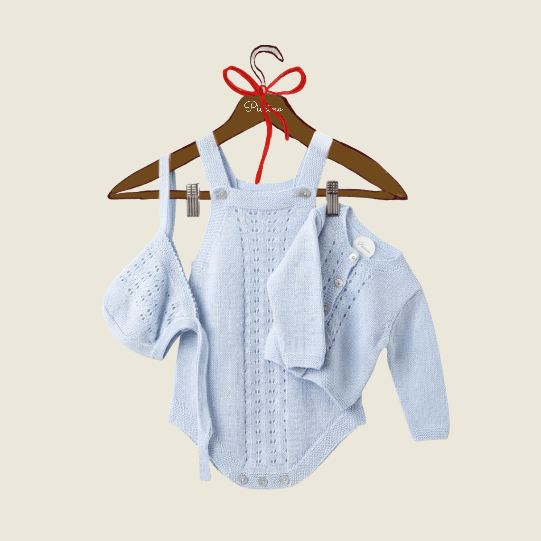 Completo Rainbow celeste - Piccino store