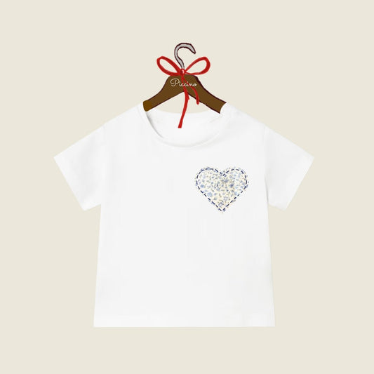 T-shirt heart flower - Piccino store