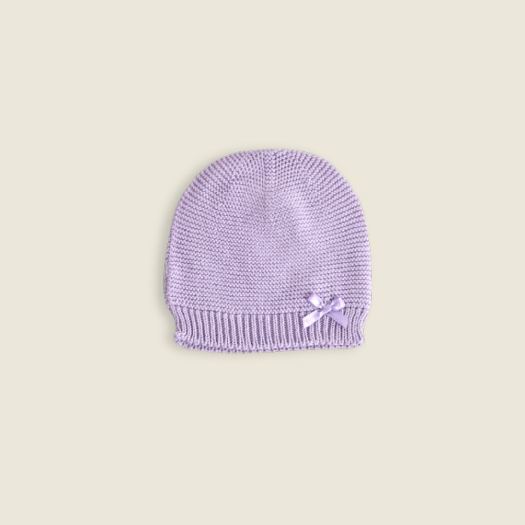 Berretto in jersey lilla - Piccino store