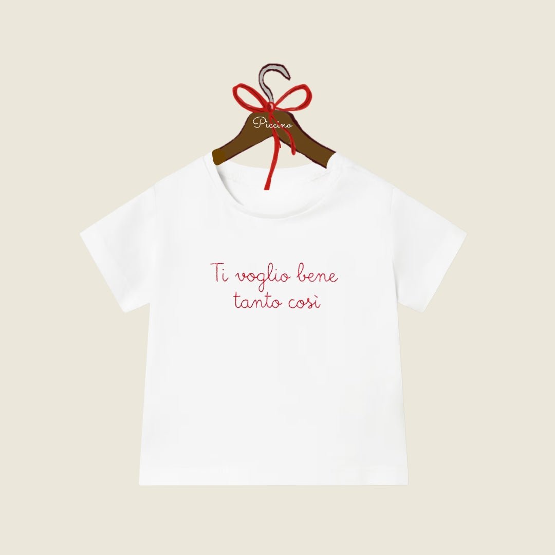 T-shirt "tanto così" - Piccino store