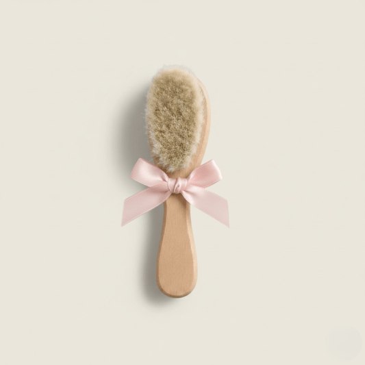 Spazzola fiocco rosa - Piccino store