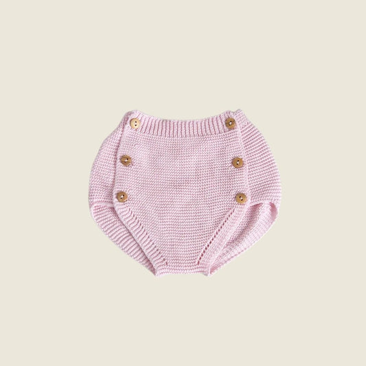 Copripannolino rosa maglia artigianale - Piccino store