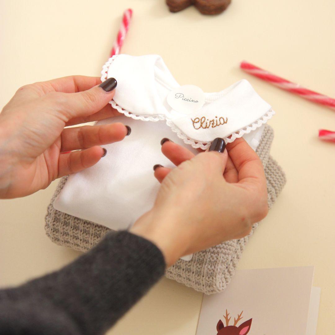 Body con colletto manica lunga - Piccino store