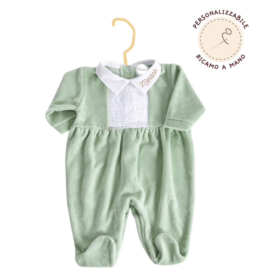 Pagliaccetto con colletto in cotone - Piccino store