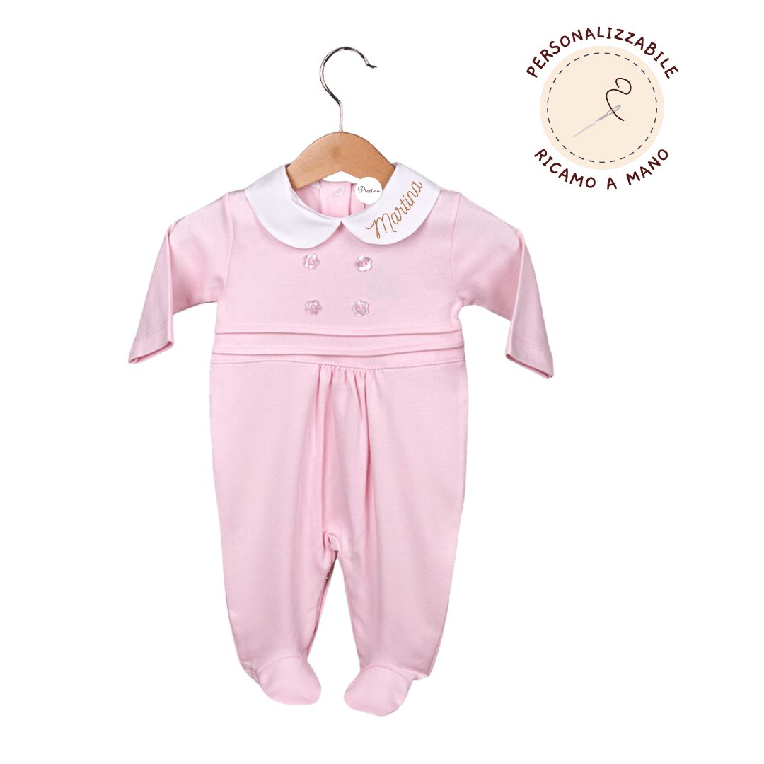 Pagliaccetto con colletto in cotone - Piccino store