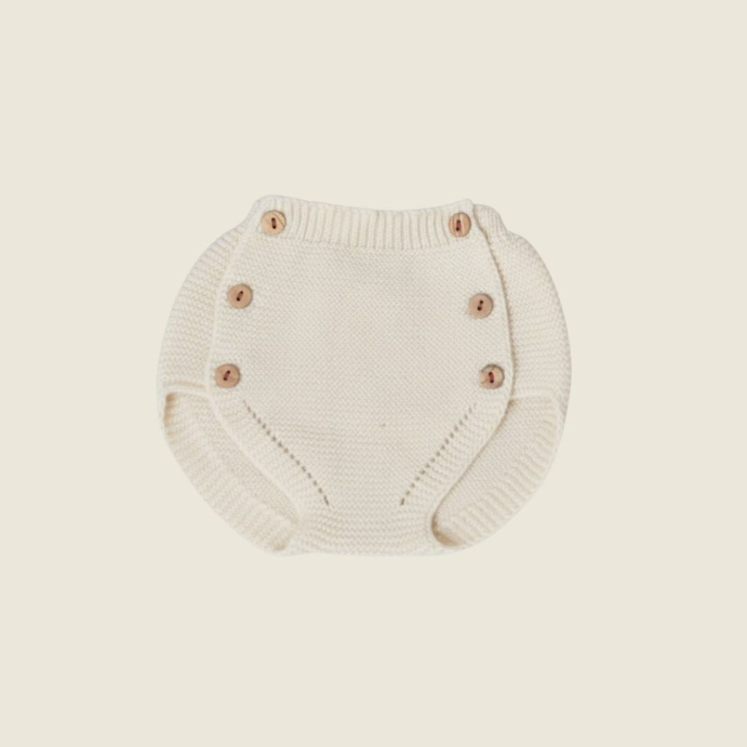 Copripannolino panna maglia artigianale - Piccino store