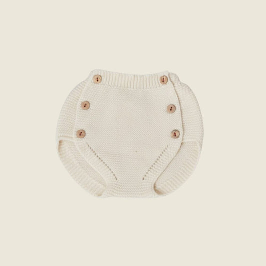 Copripannolino panna maglia artigianale - Piccino store