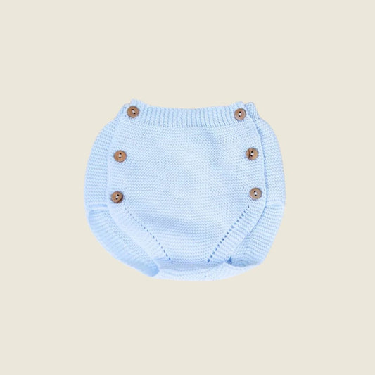 Copripannolino celeste maglia artigianale - Piccino store