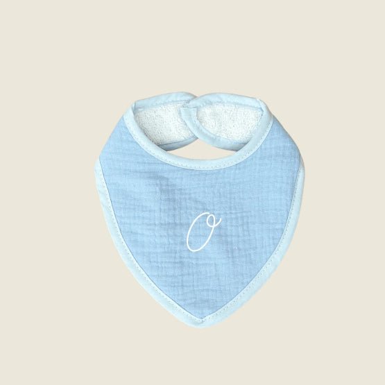 Bavaglino bandana azzurro - Piccino store