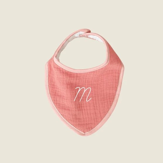 Bavaglino bandana rosa antico - Piccino store