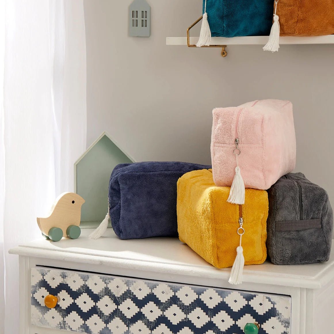 Beauty Case in Spugna Neonato Ricamato a Mano - Piccino store