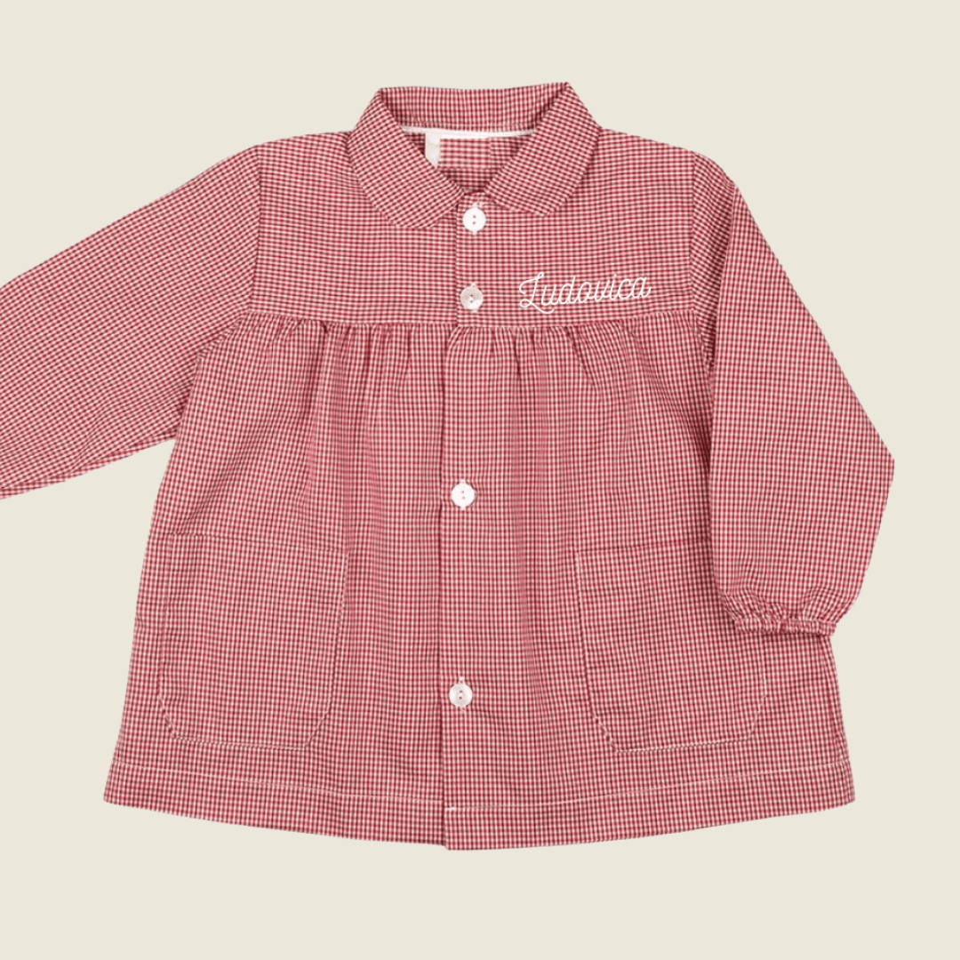 Grembiule rosso personalizzato - Piccino