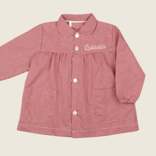 Grembiule rosso personalizzato - Piccino